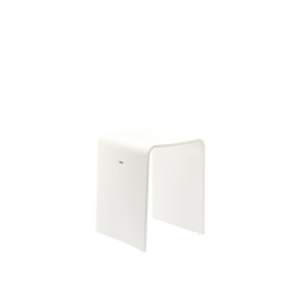 Garinės pirties suoliukas TYLO WHITE CORIAN 35