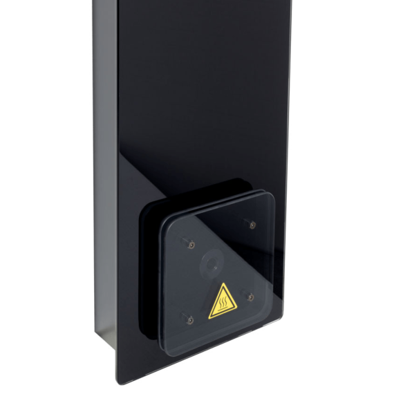 Garo dušas TYLO STEAM VISTA DOUBLE CORNER 160 kairė Matt Black, Garinės dušo kabinos - Pirties įranga ir paslaugos patogiam įrengimui