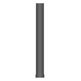 IKI tiesus dūmų jungiamasis vamzdis, 105 cm