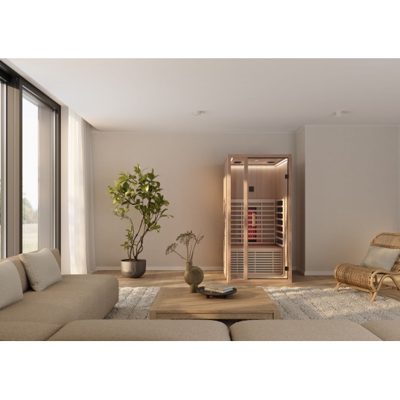 Infraraudonųjų spindulių kabina HARVIA ONNI SIENNA ONE, Infra pirties kabinos - Patikimi pirties įrengimo sprendimai nuo A iki Z