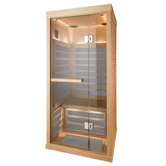 Infraraudonųjų spindulių kabina TYLO T810H 1350W<br>Juoda