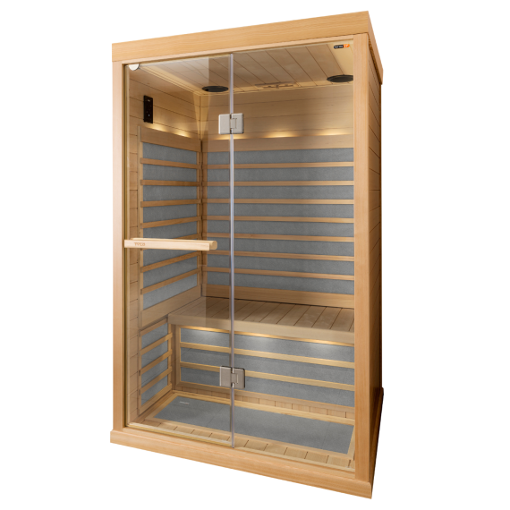Infraraudonųjų spindulių kabina TYLO T820H 1470W<br>Juoda