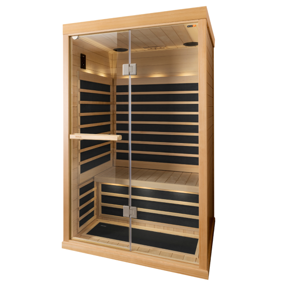 Infraraudonųjų spindulių kabina TYLO T820H 1470W<br>Juoda