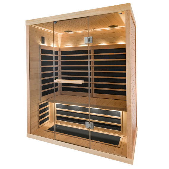 Infraraudonųjų spindulių kabina TYLO T825H 1980W<br>Juoda