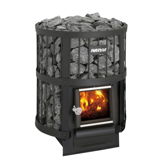 Malkinė pirties krosnelė HARVIA LEGEND 150 BLACK, Malkinės pirties krosnelės su vidine pakura