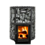 Malkinė pirties krosnelė HARVIA LEGEND 240 GREENFLAME BLACK, Malkinės pirties krosnelės su vidine pakura