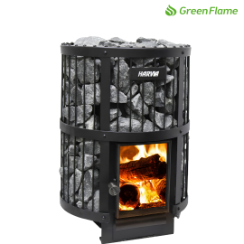 Malkinė pirties krosnelė HARVIA LEGEND 240 GREENFLAME BLACK