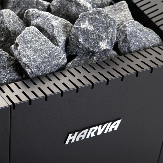 Malkinė pirties krosnelė HARVIA LINEAR 16 BLACK, Malkinės pirties krosnelės su vidine pakura - Profesionalūs pirties įrengimo sprendimai jūsų namams