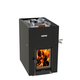 Malkinė pirties krosnelė HARVIA LINEAR 22 GREENFLAME ES BLACK