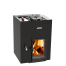 Malkinė pirties krosnelė HARVIA LINEAR 22 GREENFLAME LS BLACK, Malkinės pirties krosnelės su vandens talpa