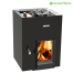 Malkinė pirties krosnelė HARVIA LINEAR 22 GREENFLAME LS BLACK, Malkinės pirties krosnelės su vandens talpa