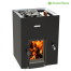 Malkinė pirties krosnelė HARVIA LINEAR 22 GREENFLAME RS BLACK, Malkinės pirties krosnelės su vandens talpa