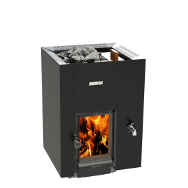 Malkinė pirties krosnelė HARVIA LINEAR 22 GREENFLAME RS BLACK