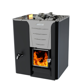 Malkinė pirties krosnelė HARVIA PRO 20 LS BLACK