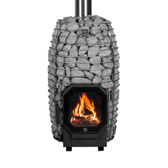 Malkinė pirties krosnelė HUUM HIVE FLOW, Malkinės pirties krosnelės su vidine pakura