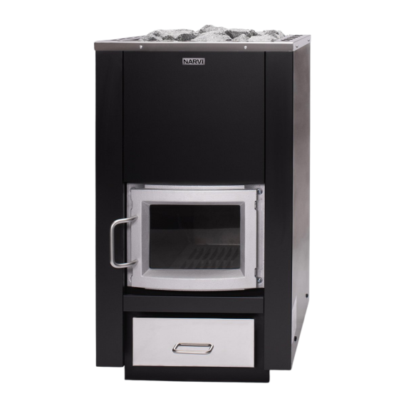 Malkinė pirties krosnelė NARVI 30, Malkinės pirties krosnelės su vidine pakura