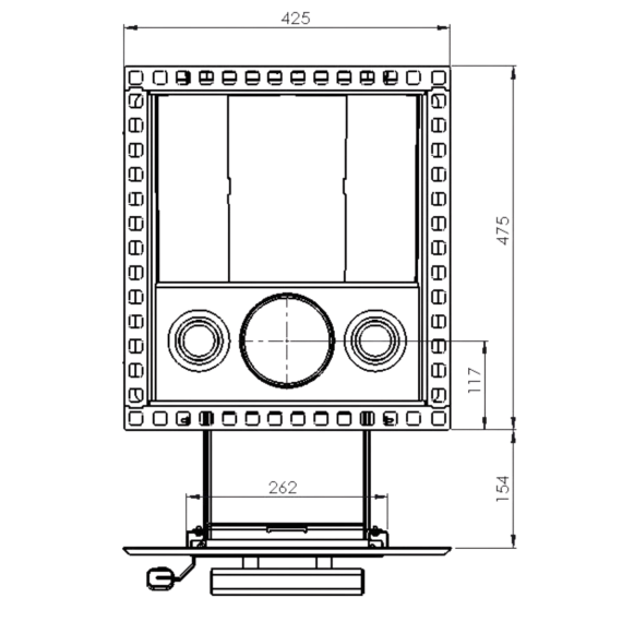 Malkinė pirties krosnelė NARVI KURU 14 ST, Malkinės pirties krosnelės su išorine pakura - Patikimi partneriai jūsų pirties projektui