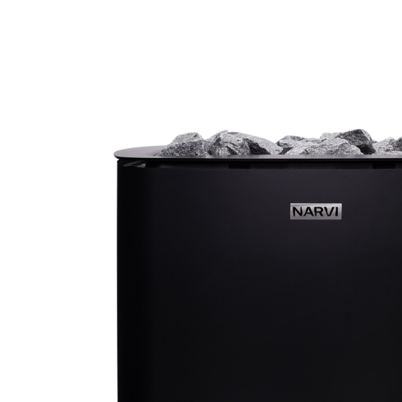 Malkinė pirties krosnelė NARVI NC 20 Black, Malkinės pirties krosnelės su vidine pakura - Individualūs pirties įrengimo sprendimai pagal poreikius