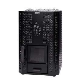 Malkinė pirties krosnelė NARVI STONY 20 Black