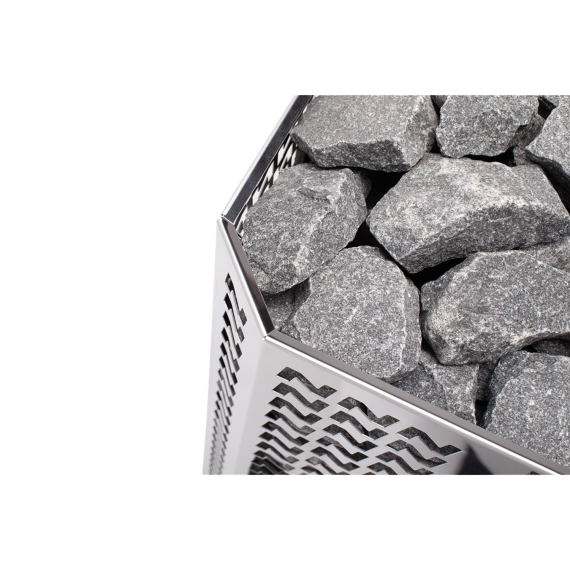 Malkinė pirties krosnelė NARVI STONY 20 Stainless, Malkinės pirties krosnelės su vidine pakura - Patikimi pirties įrengimo sprendimai nuo A iki Z