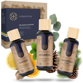 Organinių eterinių aliejų rinkinys Sauna Infusion
