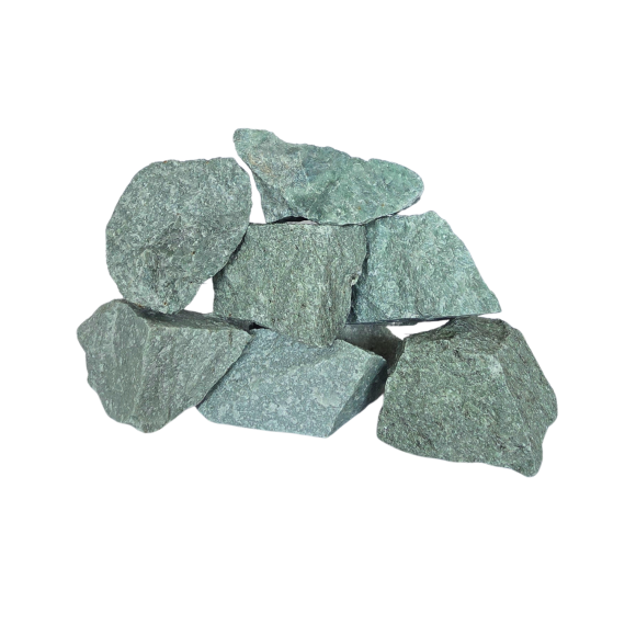 Pirties akmenys žadeitas skaldytas 10kg, 5 - 9 cm, Pirties akmenys - Profesionalūs pirties įrengimo sprendimai jūsų namams