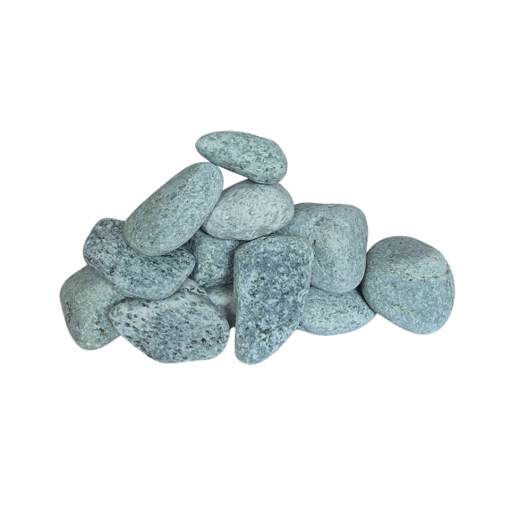Pirties akmenys žadeitas šlifuotas 10kg, 5 - 9 cm, Pirties akmenys - Profesionalūs pirties įrengimo sprendimai jūsų namams