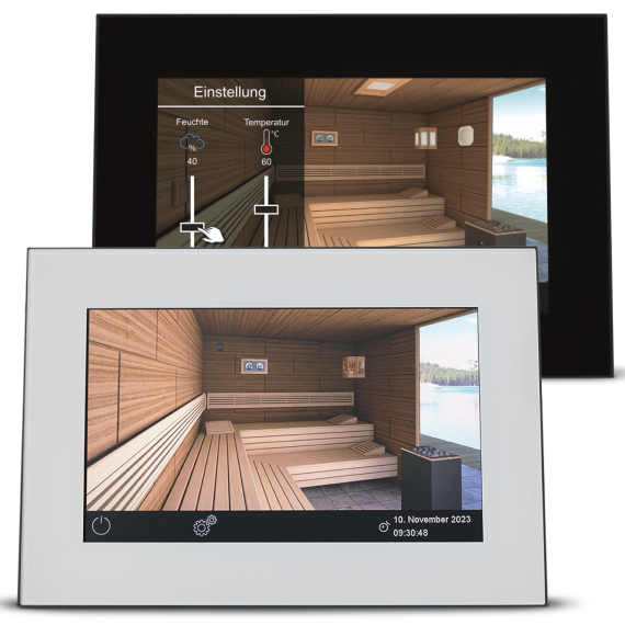 Pirties krosnelės valdymo pultas EOS EMOTOUCH 3 SAUNA 9,0 kW<br>EmoTouch 3 Balta