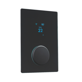 Pirties krosnelės valdymo pultas UKU GLASS BLACK Wi-Fi