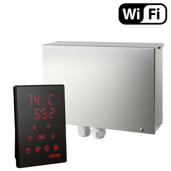 Pirties valdymo pultas HARVIA XENIO COMBI WiFi IP Black CX110C 11,0 kW, Krosnelių su garu valdymo pultai - Profesionalūs pirties įrengimo sprendimai jūsų namams