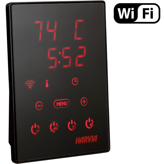 Pirties valdymo pultas HARVIA XENIO COMBI WiFi IP Black CX110C 11,0 kW, Krosnelių su garu valdymo pultai