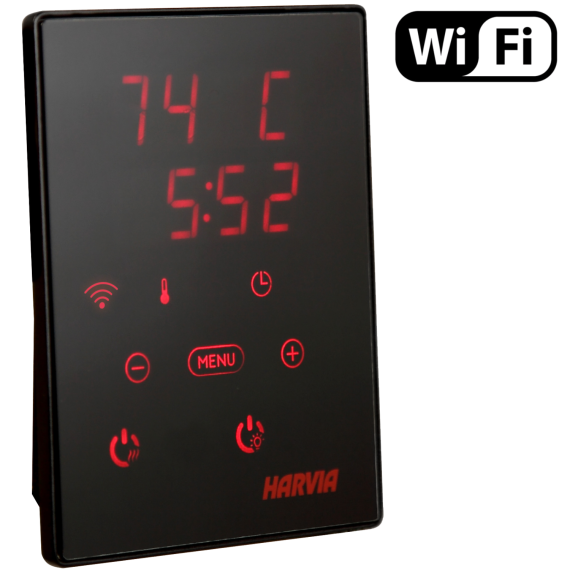 Pirties valdymo pultas HARVIA XENIO WiFi IPX5 black CX110XW 11,0 kW, Krosnelių be garo valdymo pultai
