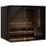 Saunos kabina TYLO REFLECTION GLASS CORNER RIB LEFT 180x180<br>Alksnis