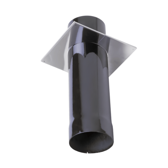 Vamzdžio flanšas NARVI Ø122 mm, nerūdijantis plienas, Pirties kaminai, dūmtraukiai ir jų dalys